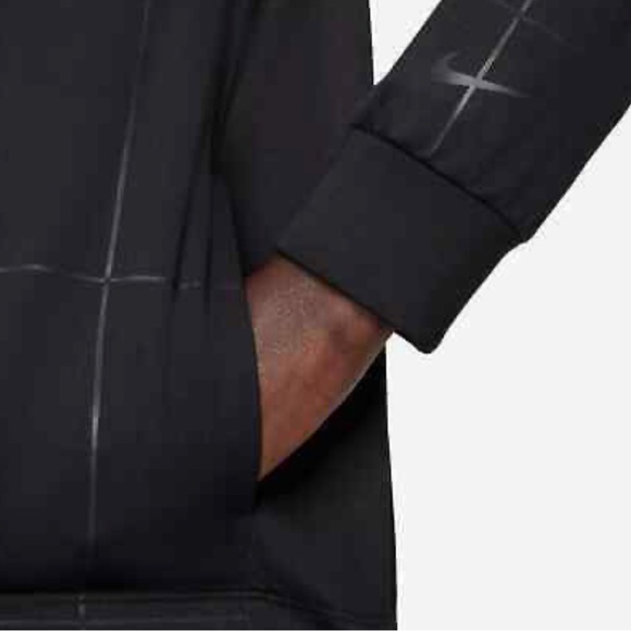 NWOT Women's Nike Storm-Fit Black Long Sleeve Windbreaker Pullover Jacket Medium - Picture 6 of 14